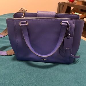 Tumi Women's Blue Leather Bag